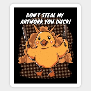 Don't Steal My Artwork Sticker